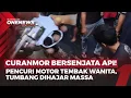 Lagu Curi Motor Sambil Meletuskan Tembakan, Pelaku Babak Belur Dihajar Massa di Jakbar | OneNews Update