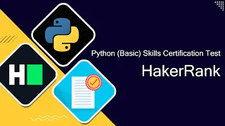 Hakerrank Python Certification Solutions Hackerrank Certifications Solutions