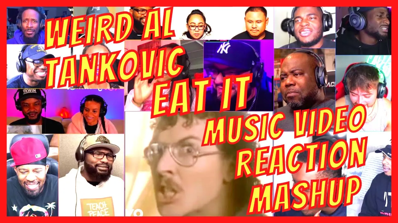 WEIRD AL YANKOVIC - EAT IT (OFFICIAL MUSIC VIDEO) - REACTION MASHUP - [ACTION REACTION]