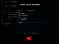 A simple Python turtle tutorial