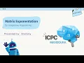 Matrix Exponentiation Arabic tutorial for Competitive Programming