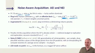 AutoML MOOC Chapter 4 7 - Bayesian Optimization Noisy Bayesian Optimization