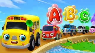 ABC Song | Learn ABC Alphabet for Children with Car| Nursery Rhymes & Kids Songs - Baby Car Songs TV