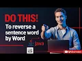 Reverse a Sentence Word by Word in Java QA Connect