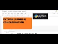 12 Python Joins Pandas Concatenation