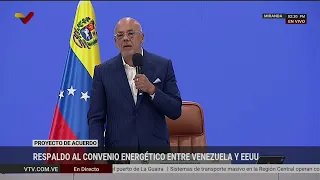Asamblea Nacional de Venezuela, sesión del 1 de septiembre de 2026, acuerdo petrolero con EE.UU.