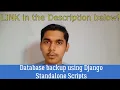 Database backup using Django standalone Script