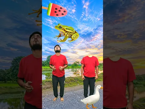 Matching body parts new funny magic vfx vs insects and icecream #funny #shorts