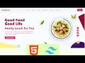Restaurant Website Landing Page Using Tailwind CSS