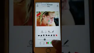 How to remove blemishes and pimples from photos in iPhone