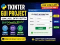 Tkinter GUI Project in Python Label Entry Button Explained 12th Class Intermediate Part 2