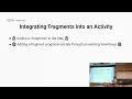 Intro to Android Development Lecture 5 - Fragments Navigation and Networking