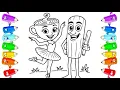 Download Lagu Tung Tung Tung Sahur and Ballerina Cappuccina | Italian Brainrot |Drawing And Coloring|Step By Step