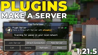 How To Make a Minecraft Server with Plugins 1 21 5