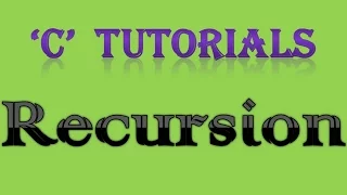 C Programming Tutorial Recursion 35 1 Factorial