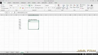 Microsoft Excel Tutorial - replace Function Excel 2019