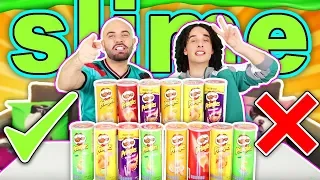 No elijas las Pringles INCORRECTAS - Slime Challenge