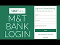 M T Bank Login Sign In M T Bank Online Banking Login mtb com Login 2021