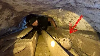 6 HARI SURVIVAL MASUK GOA SEMPIT BANYAK TENGKORAK BERSERAKAN BERUSIA RATUSAN TAHUN