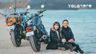 아빠와 함께여수, 더 낭만적인 여수여행ㅣ여수섬섬길：섬달천：여자만해안도로：가사리갈대밭：자산공원：큰끝등대：교동시장포차：여수밤바다ㅣCB1100：REBEL500ㅣ욜로졸로여행기 썸네일