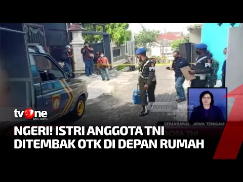 Istri Anggota TNI di Semarang Ditembak OTK