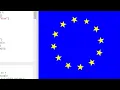 How to make flags using the python coding
