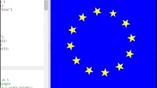 How to make flags using the python coding