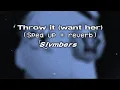 Download Lagu Throw it (want her) - sped up + reverb