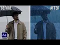 EASIEST way to make rain - After Effects