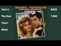 John Travolta, Olivia Newton John (Grease) - You're The One That I Want (BASS COVER TABS)