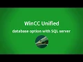 WinCC Unified V16 Install the MS SQL Server and first steps of the database Option