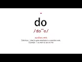 How to pronounce do - Vocab Today
