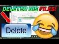 Download SCAMMER RAGES WHEN I DELETE HIS FILES! mp4 3gp mp3 videos - waplic