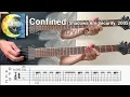 confined  /  As I Lay Dying (screen TAB | guitar lesson)