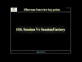HB104 Session Vs Session Factory