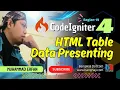CI4 v 14 Buat Tabel Otomatis Menggunakan HTML Table Class dari CodeIgniter 4