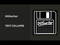 DOSwriter Text Collapse