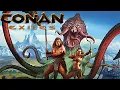102 Frost Wolf Cubs and Aloe Soup Conan Exiles Multiplayer Gameplay