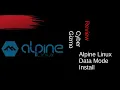 How to run Alpine Linux in memory