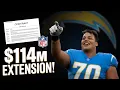 Chargers Rashawn Slater Signs RECORD-BREAKING 114M Deal NFL s Highest Paid LT