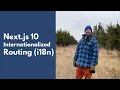 Introduction to Next js 10 s Internationalized i18n Routing