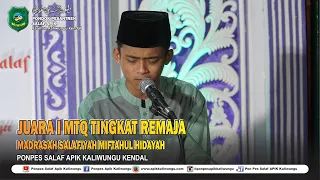 Download JUARA 1 LOMBA MTQ REMAJA 2023 || MADRASAH SALAFIYAH MIFTAHUL HIDAYAH - PONDOK APIK KALIWUNGU MP3