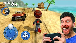 AHORA puedo CAMINAR en BEACH BUGGY RACING !!
