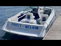 Installing Boat with No Bubbles - Project Forty Below 1987 Rinker V195