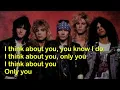 THINK ABOUT YOU GUNS N ROSES - APPETITE FOR DESTRUCTION