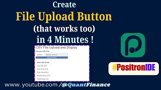 Create File Upload Button That Works Too in 4 Minutes