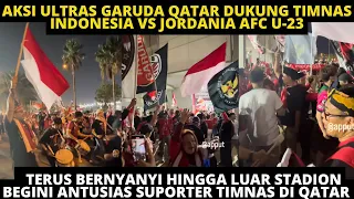 Download TERBAIK! AKSI ULTRAS GARUDA QATAR MERAYAKAN KEMENANGAN TIMNAS VS JORDANIA U-23. FULL CHANTS  DI LUAR MP3