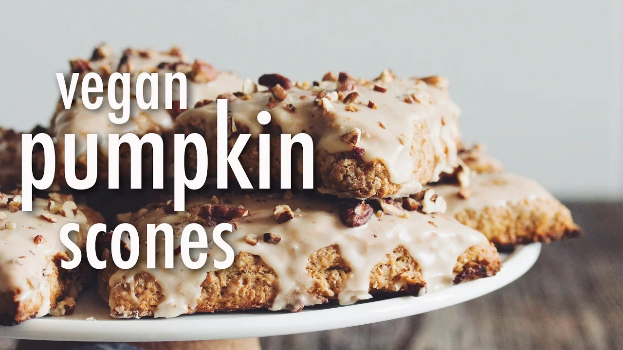 vegan pumpkin scones   hot for food