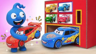 Tiny Veut Construire Une SUPERCAR à Partir Du Distributeur Automatique De Jouets 🚗 Clay Mixer Heroes