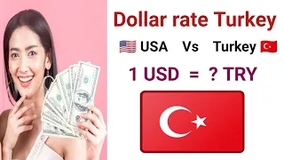 USA Dollar to Turkey lira Dollar to Turkish lira 100 dollar rate in Turkey lira usd to try